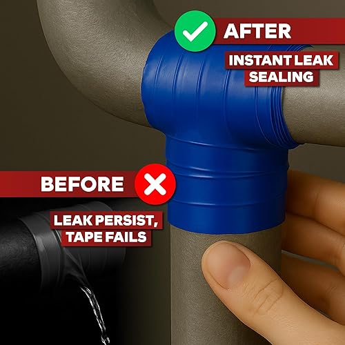 Miniatura 7 de XFasten Cinta autoadhesiva de silicona, para fusión 1 pulgada X 36 pies, Azul