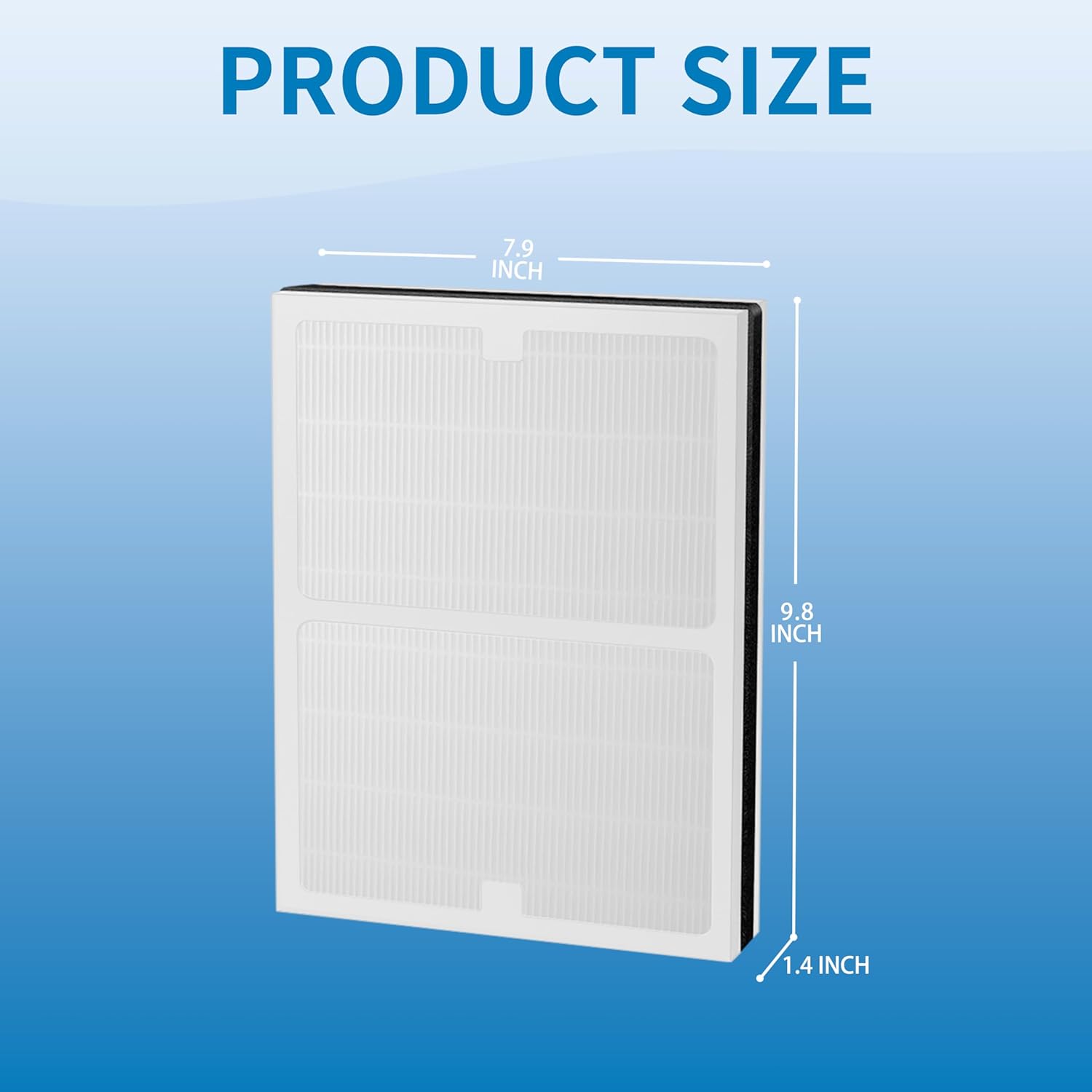IAF-H-100A IDYLIS A Filter Replacement, Compatible with Idylis IAP-10-100, IAP-10-150, AC-2119 Air Purifier, Replaces Part#IAF-H-100A, 2 Pack