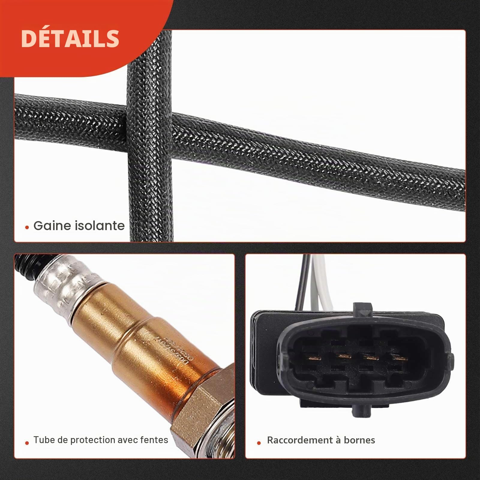 Frankberg Sonde lambda avant catalyseur 93174519 | Compatible avec: Astra H A04, Astra H GTC A04, Stilo 192, Zafira/Famille Zafira B A05, Stilo Multi Wagon 192