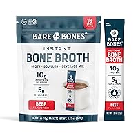 Vista 8 de Bare Bones Mezcla instantánea en polvo de caldo de huesos de limón y jengibre 5g de colágeno 10g de proteína Apto para dieta Keto y Paleo