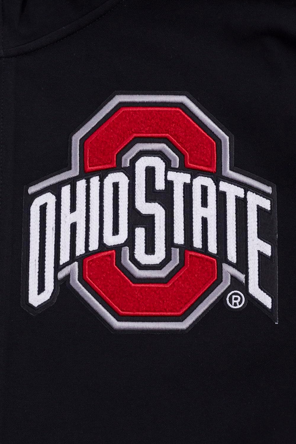 Pro Standard Mens College Classic Chenille Full Zip Hoodie - Image 5