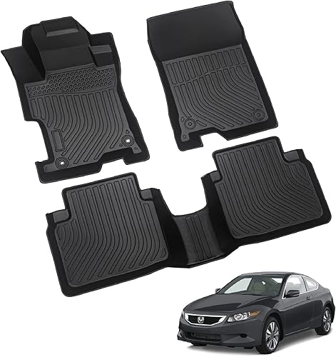 Alfombrillas de repuesto para Honda Accord 2008-2013, ajuste personalizado, sin olor, duradero, protección para todo tipo de clima, juego completo,