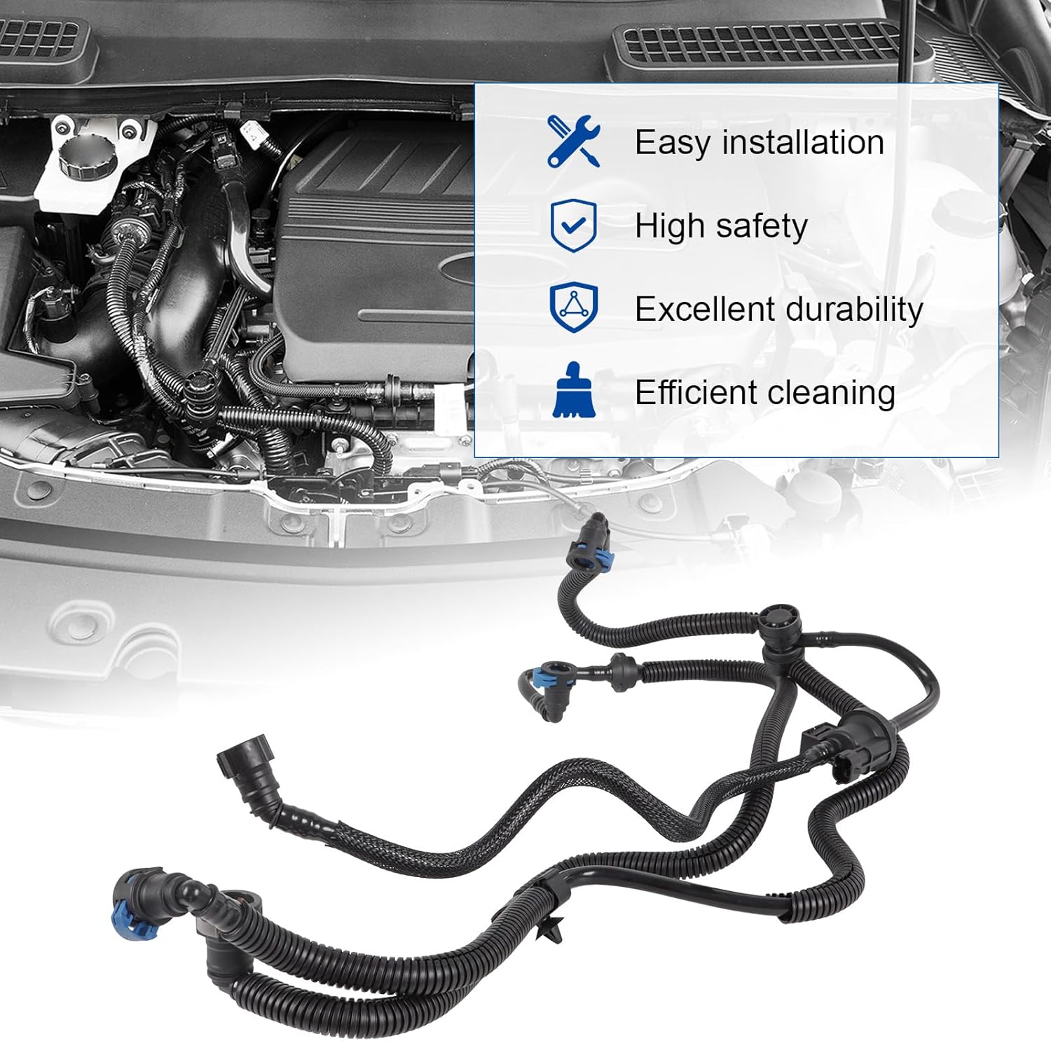 Vapor Canister Purge Valve Replacement For Ford Escape 1.5L 2017-2019, Replace GV6Z9D289E CP892 GV6Z9D289A GV6Z-9D289-A