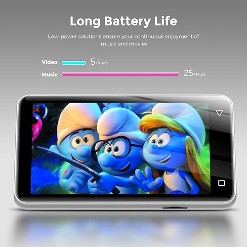 Miniatura 51 de Reproductor de MP3 con Bluetooth y WiFi, reproductor de MP3 con Spotify, Spotify Kids, Audible, Pandora, Yaxa Music, reproductor de música de 4