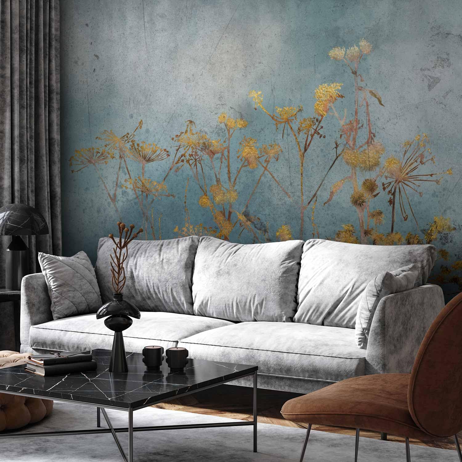 murando Fotomurales autoadhesivos Naturaleza 343x256 cm Papel Pintado | Decoración de Pared Murales Pegatina decorativos adhesivos 3d Fotográfico Flores Como Pintado Botanica