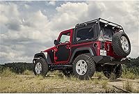 Vista 2 de Rugged Ridge Kit de panel de protección magnética 12300.52 Compatible con Jeep Wrangler JK 2007-2018 de 2 puertas