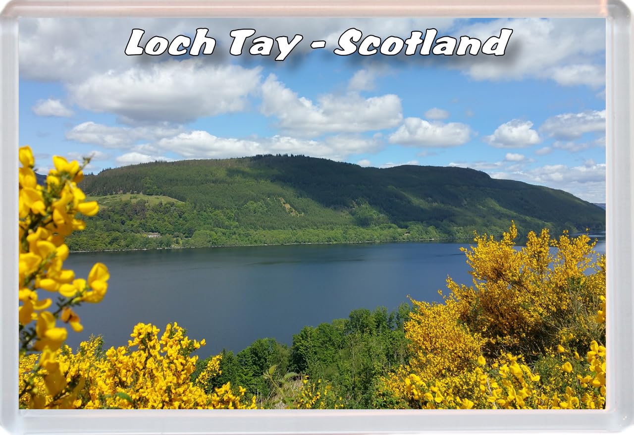 Baked Bean Store Multicolor Loch Tay - Scotland - 96 X 67Mm Jumbo Fridge Magnet/Magnets Bbsfhm685