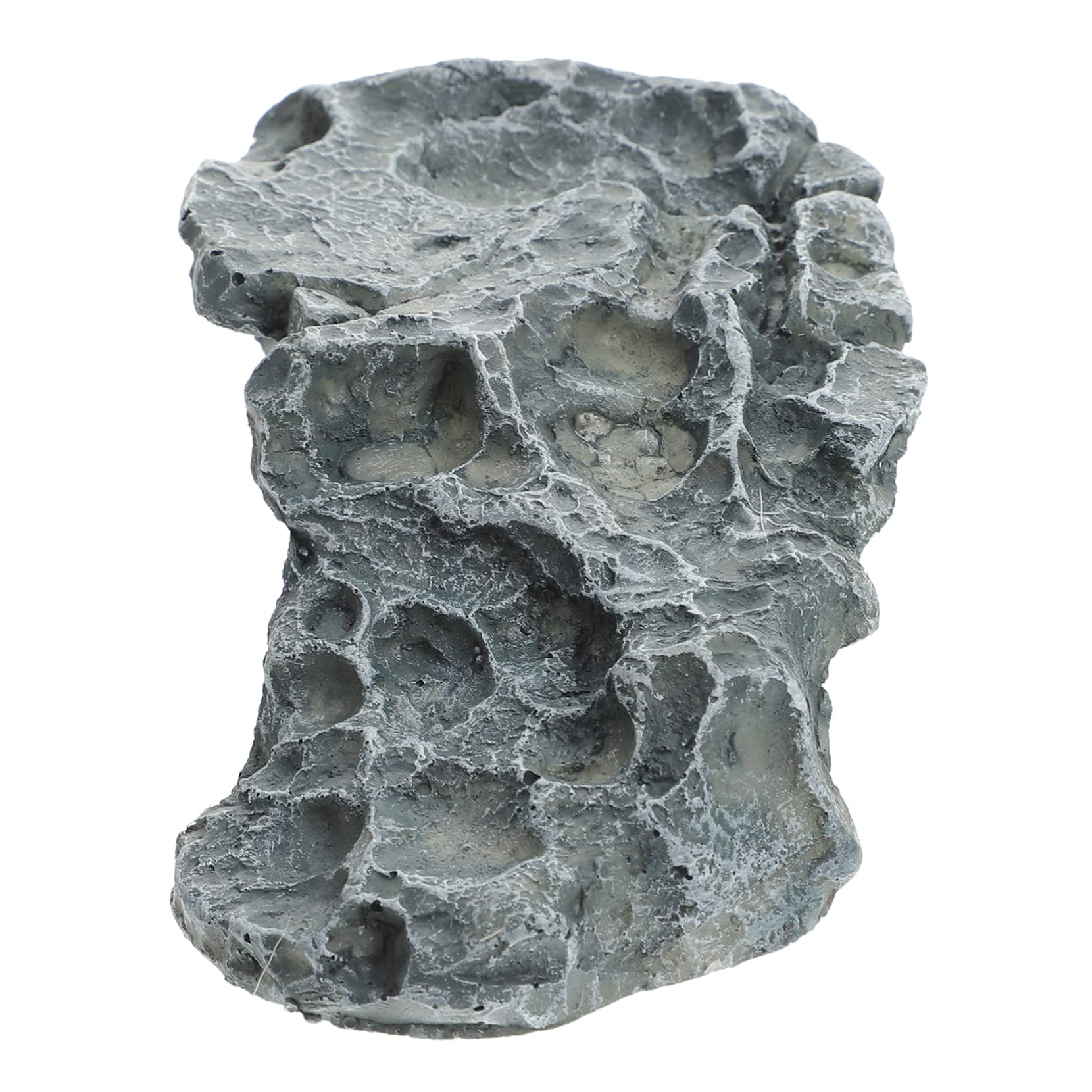 Happyyami Hábitat Reptiles Decoración Acuario Escondite Plataforma Tortuga Resina Durable