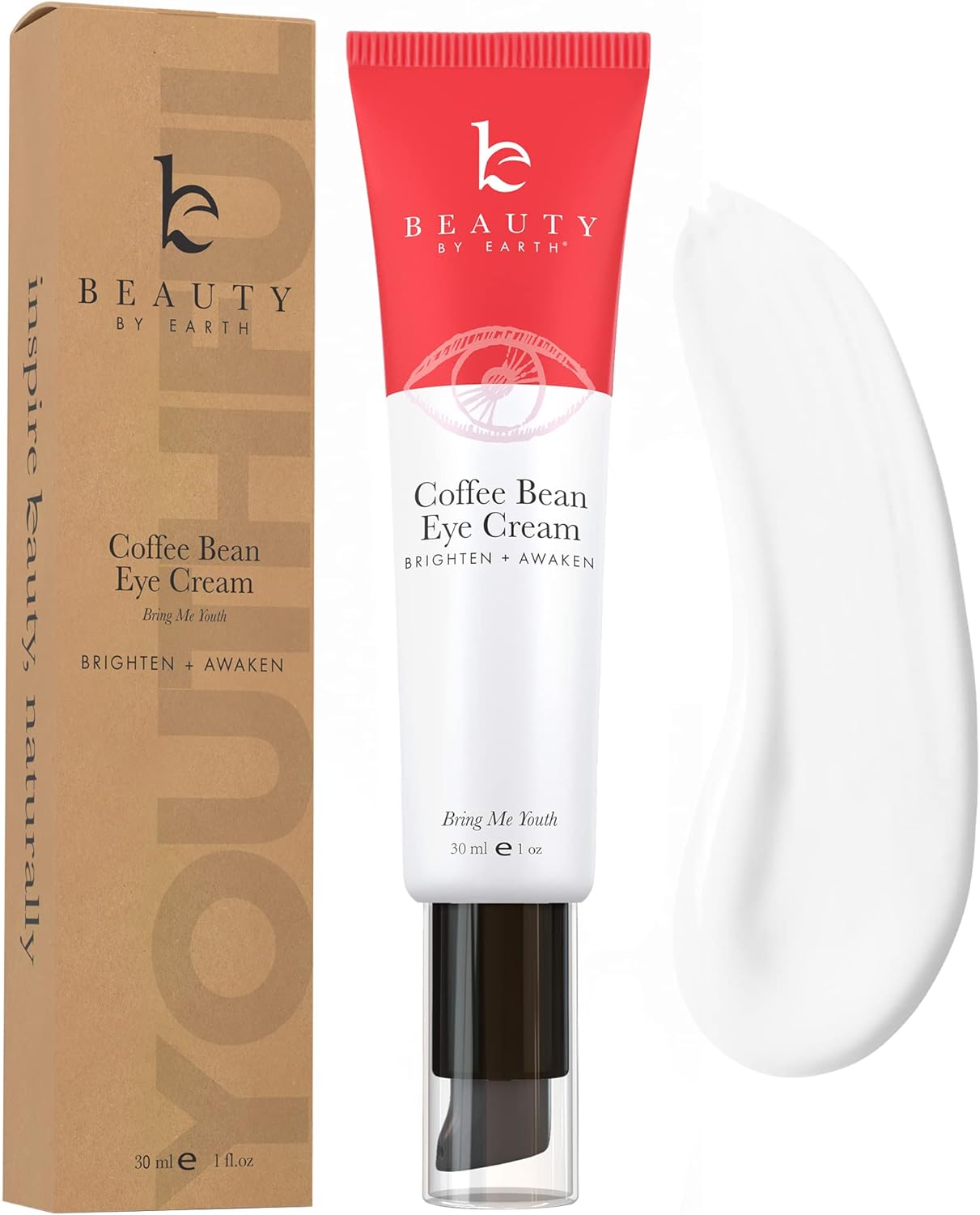 Coffee Bean Under Eye Cream for Dark Circles and Puffiness Caffeine