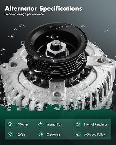 Miniatura 2 de SCITOO Reemplazo del alternador para Acura para RL 2005-2008, para Honda para Odyssey 2005-2007, para Honda para Pilot 2005-2008, para Honda para