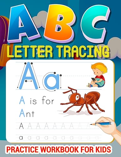 ABC Letter Tracing Practice Workbook For Kids Unlock The ABC's With Our Handwriting Activity Book With Coloring Pages For Preschoolers and Ages 3 - 5