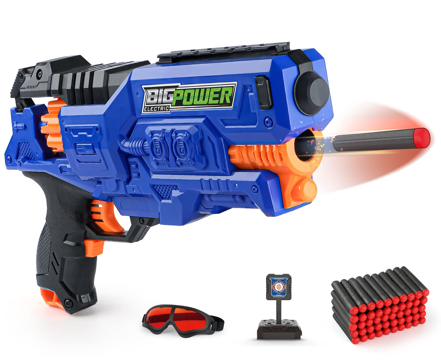 Buy Bigpower Electric Dart Blaster, Motorized Pistol Toy Gun with 50