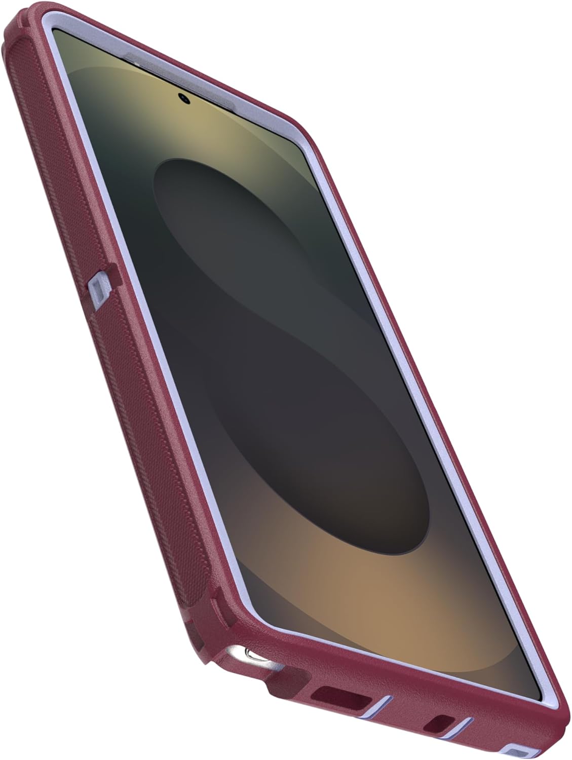 OtterBox Galaxy S25 Ultra (Only) Defender Series Case - Plum Mist (Pink & Blue) - Holster Clip Included, Rugged & Durable, with Port Protection, Wireless Charging Compatible, Non-Retail Packaging