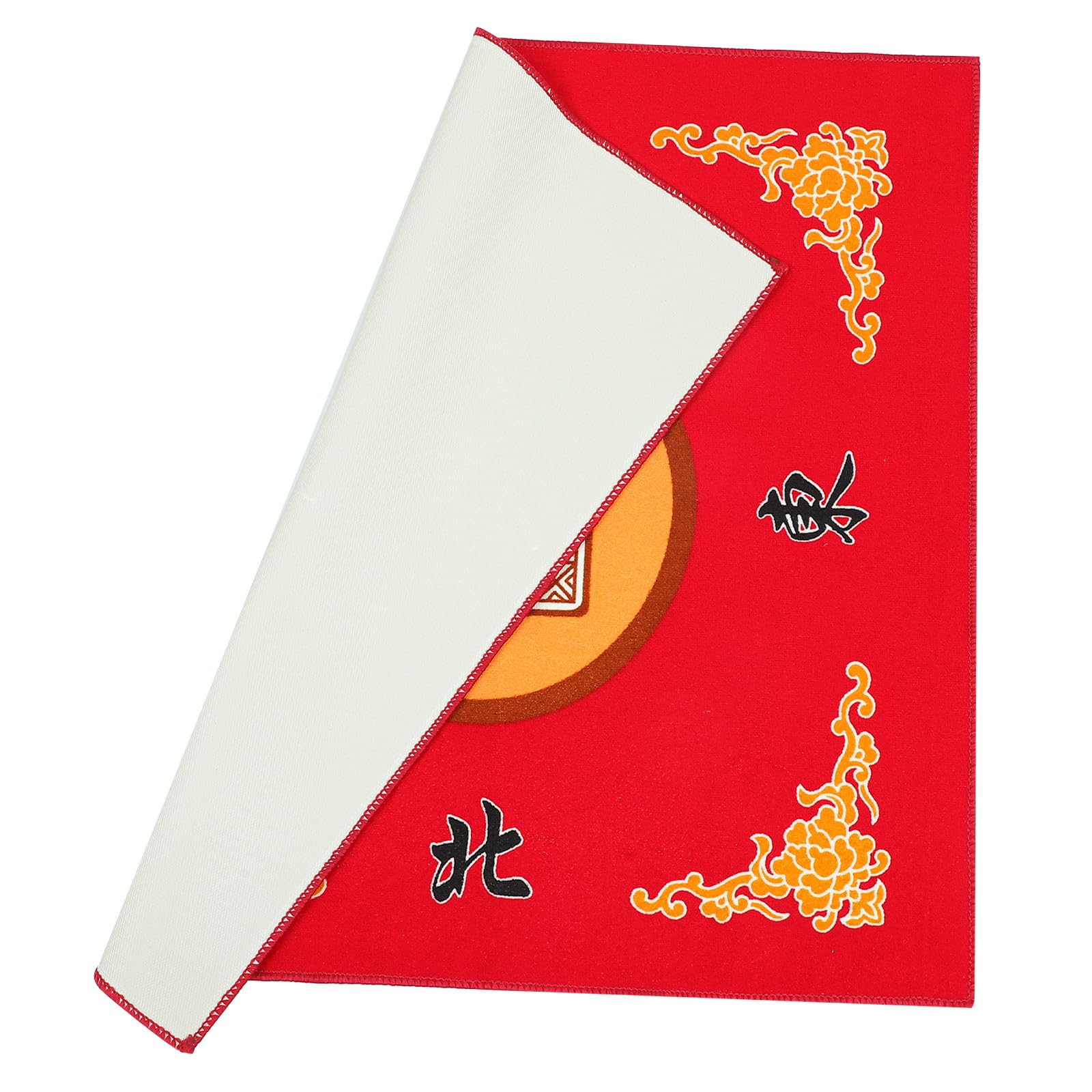 Tapis de table de mahjong carré flanelle tapis de jeu antidérapant épais