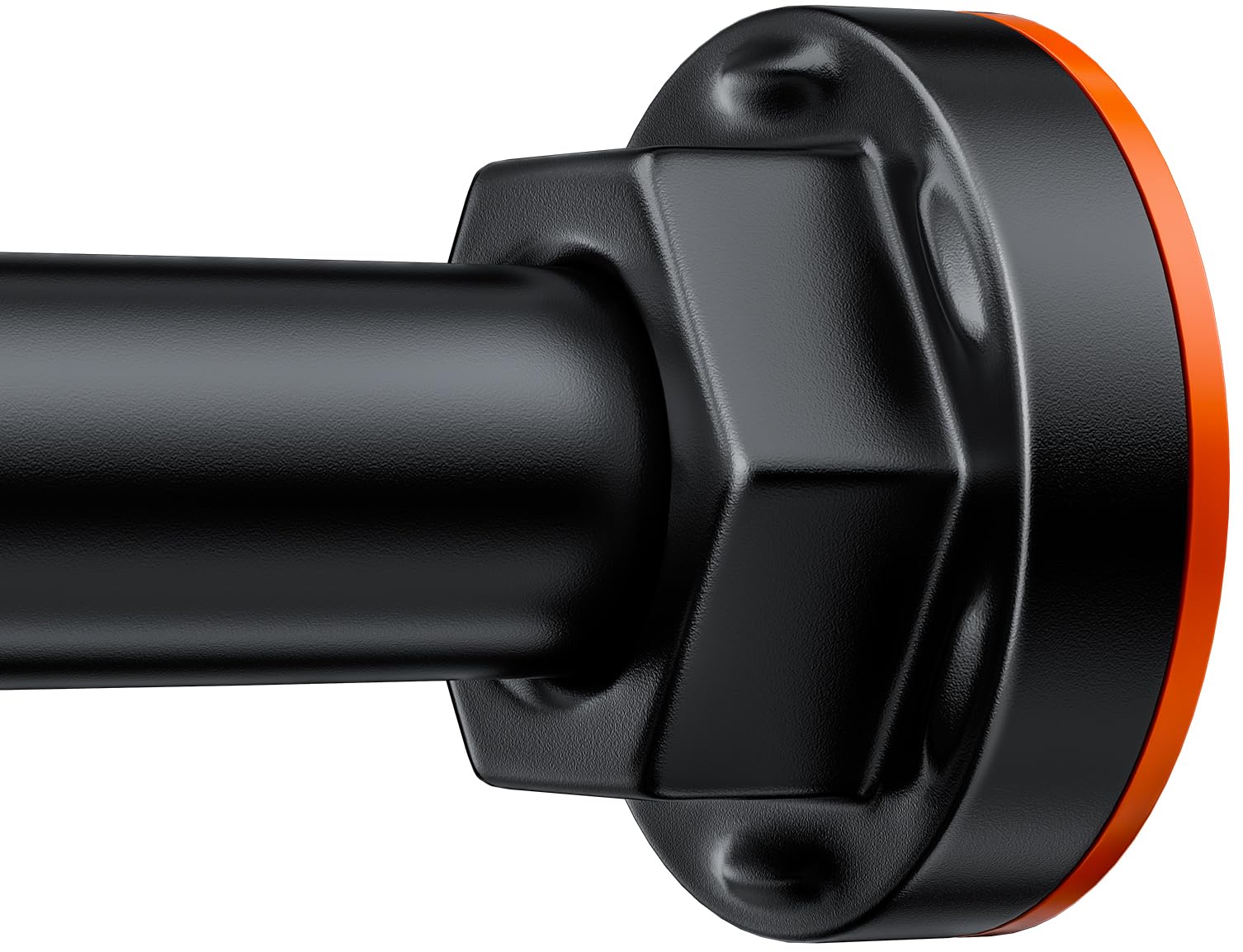 Shower Curtain Rod 27-79 Inches, Adjustable Tension Shower Rod No Drilling, No Slip, Spring Tension Curtain Rod for Bathroom Kitchen Closet Windows - Black