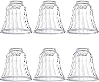 Vista 1 de Cubiertas de luz para ventilador de techo, vidrio de repuesto para globos de ventilador de techo, vidrio de reemplazo de lámpara, pantalla