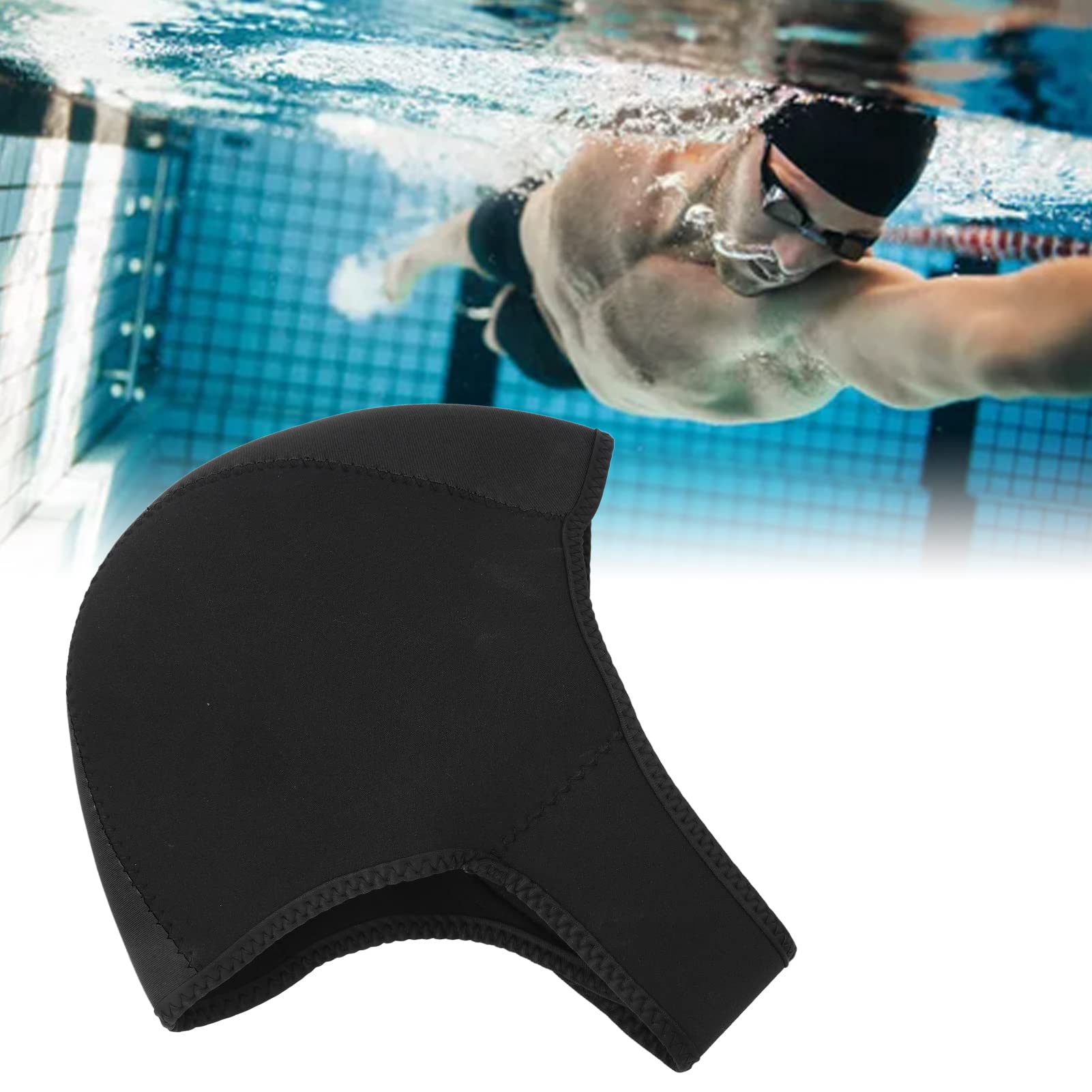 Tbest Cagoule de Plongée sous-Marine, Cagoule de Plongée sous-Marine, Natation, Surf, Cagoule de Plongée, Protection Solaire UV, Casquette de Plongée à Séchage Rapide pour Hommes et