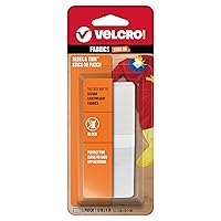 Vista 14 de VELCRO Brand Adhesivo de Gancho y Bucle Elegante y Delgado para Telas 15 cm x 10 cm, Negro Suave en la Piel Ultra Ligero Adhesivo en la Parte