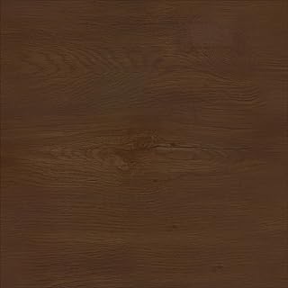VaryStyle 6-Sheet Vinyl Flooring Brown Walnut Wood Floor Tiles Peel and Stick Waterproof Bathroom Flooring Tiles Self Adhesive Stick on Floor 12"x12" Sticky Tiles for Floor Basement Kitchen Flooring