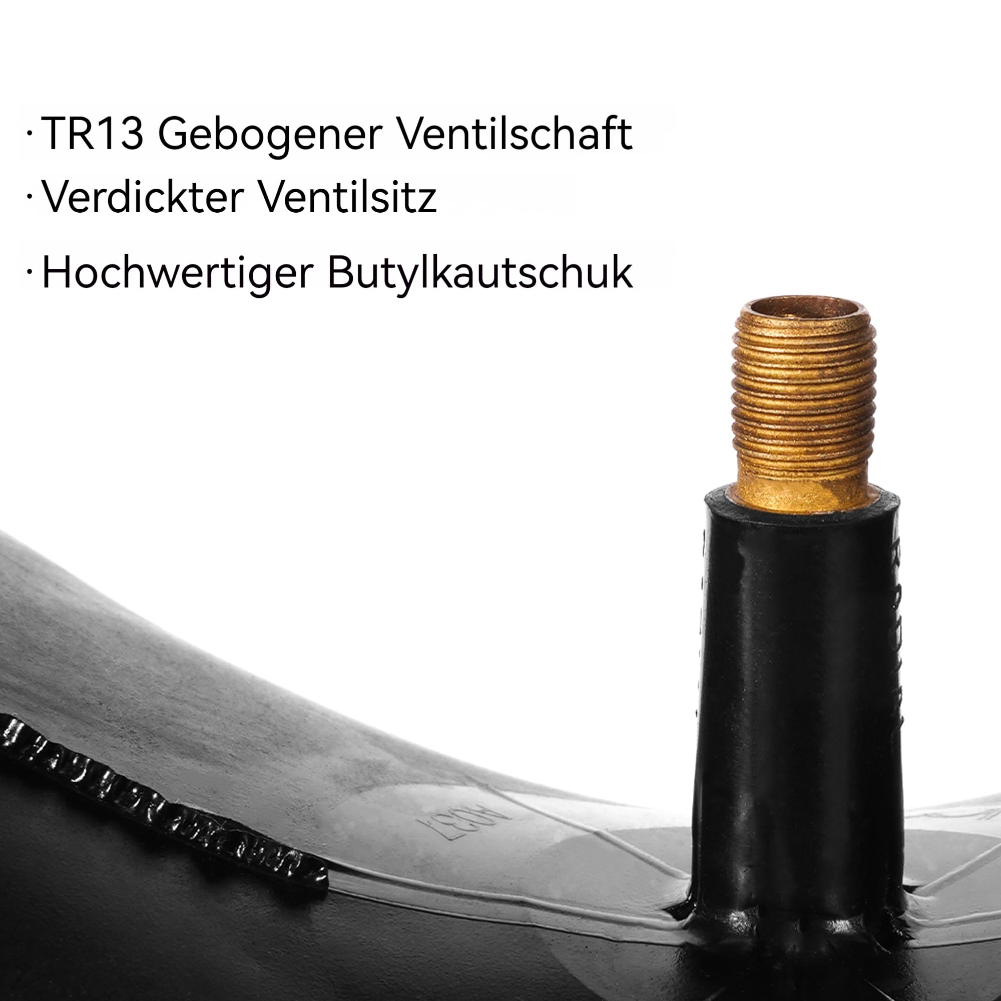 18x8,50-8 18x9,50-8 Schlauch Innenschlauch mit Geradem TR13-Ventilschaft Ersatz für Rasenmäher Go-Karts ATV Golfwagen Schubkarre Schneefräse Traktorreifen Robust, 2 Stück