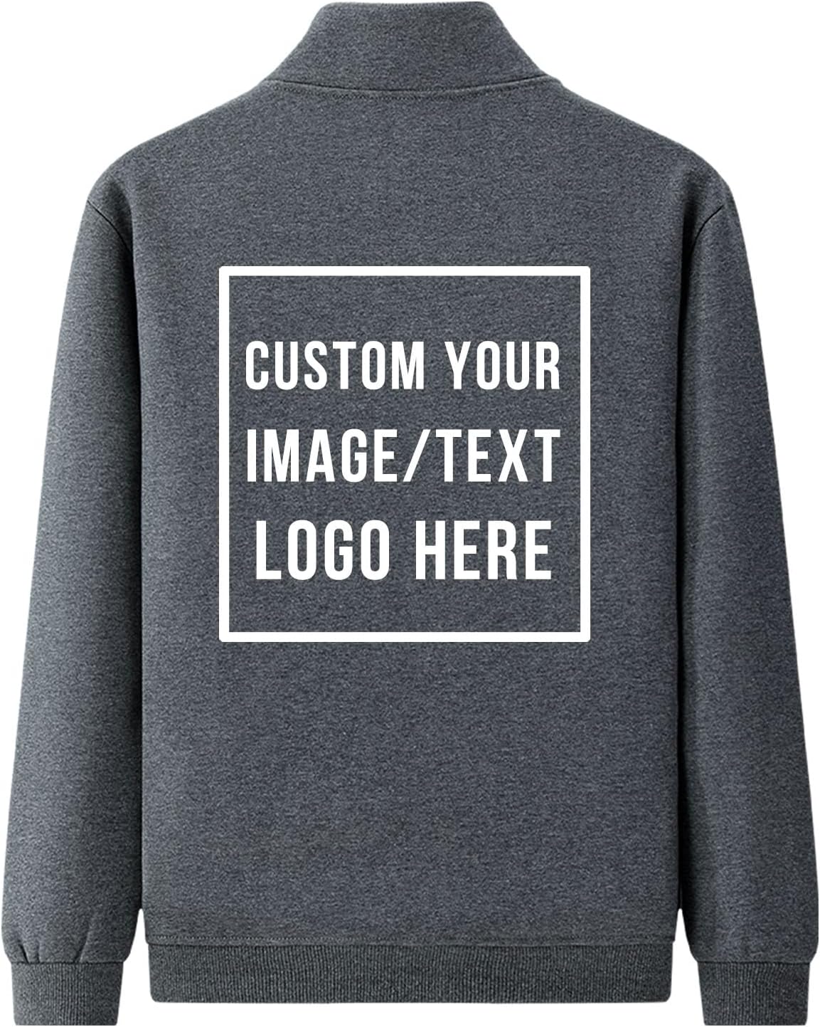 Custom Track Jacket Design Personalized Sweatshirt Womens Jackets Zip Up Fleece Coats