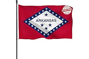 Arkansas State Flag: Premium Decorative Indoor and Outdoor Banner