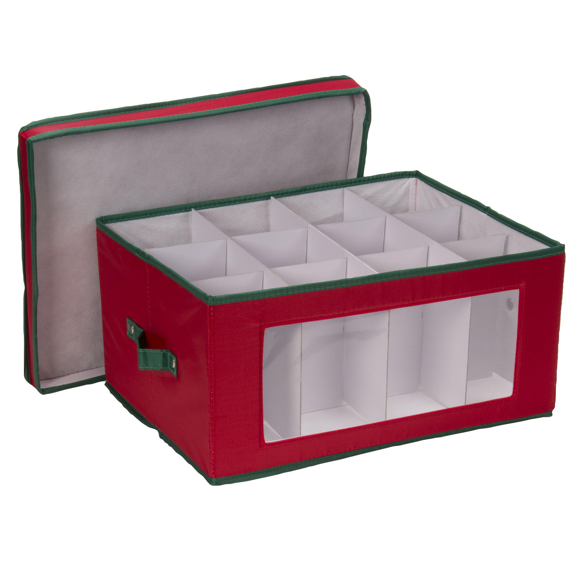 Household Essentials Holiday Wine Glass Storage Box