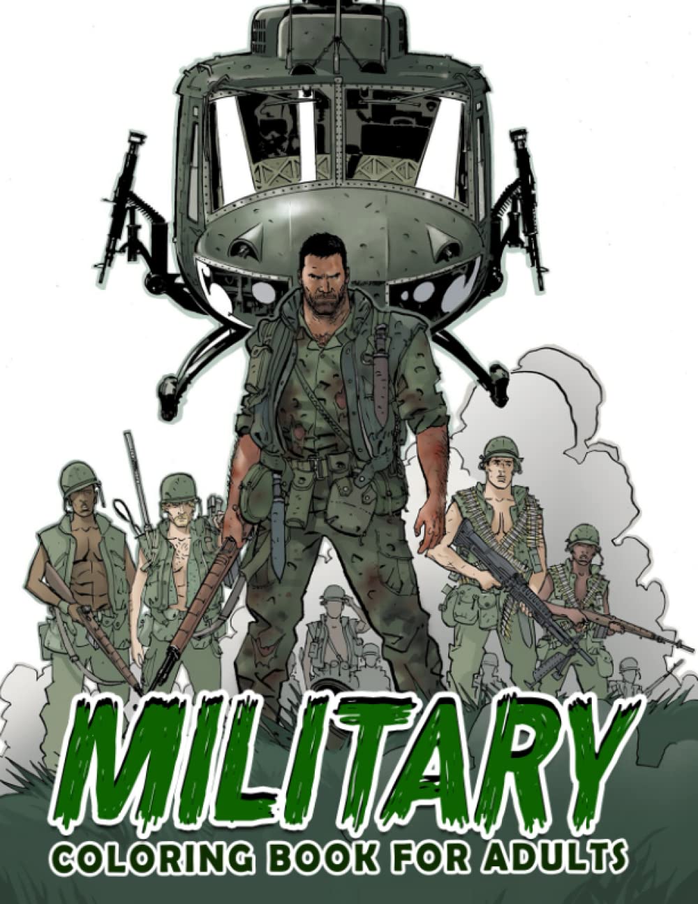 Military Coloring Book for Adults: Stunning Military Coloring Pages for ...