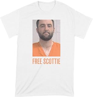 Free Scottie Shirt Scheffler Mugshot Tshirt Funny Golf Tshirts