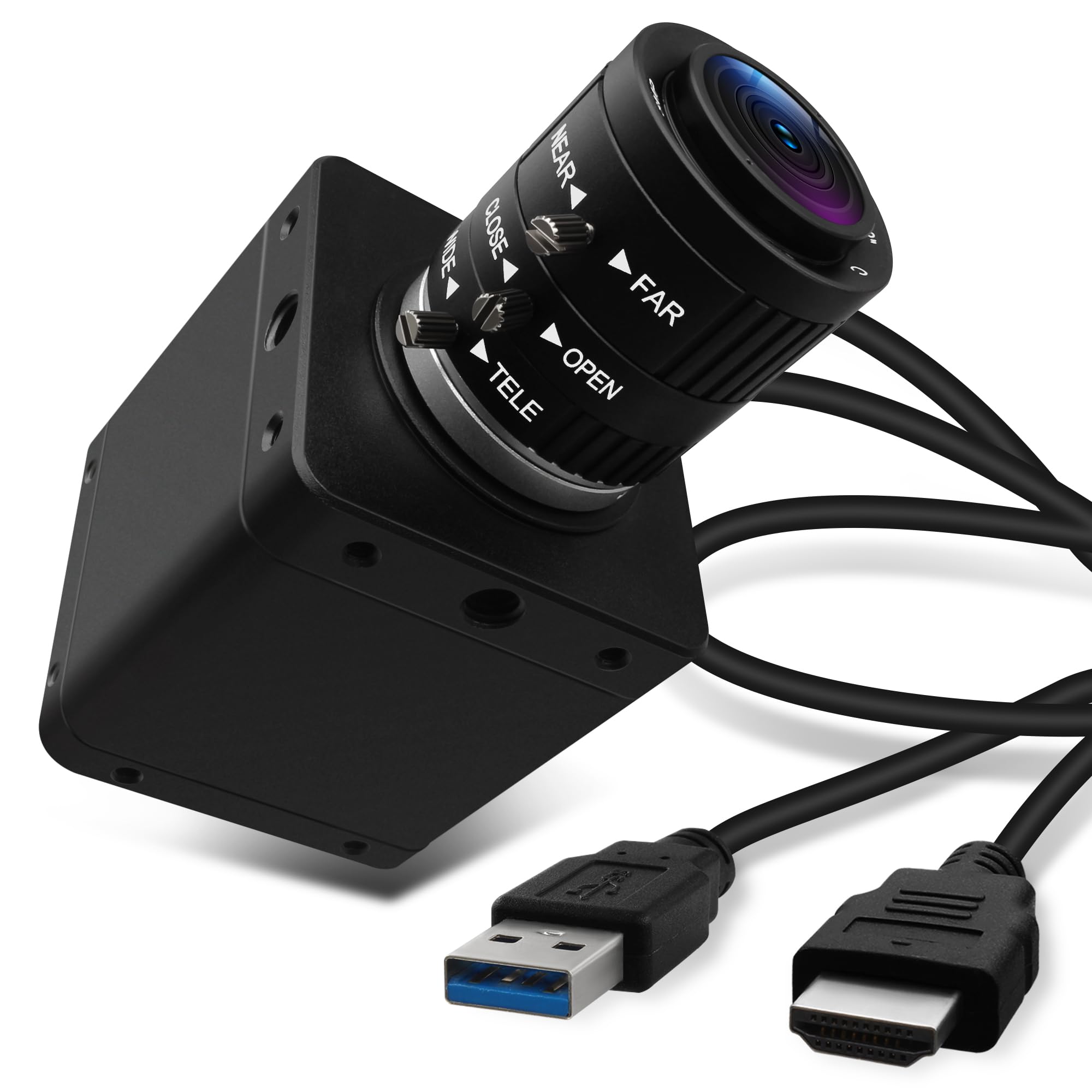 HDMI 4K USB Camera, 60fps USB3.0 Webcam ad alta velocità per PC