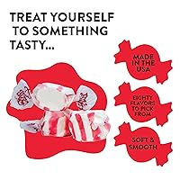 Vista 4 de Taffy Town Saltwater Taffy - menta caramelo gourmet Caramelos estilo turrón Suave y delicioso Snacks Caramelos para fiestas 2.5 libras