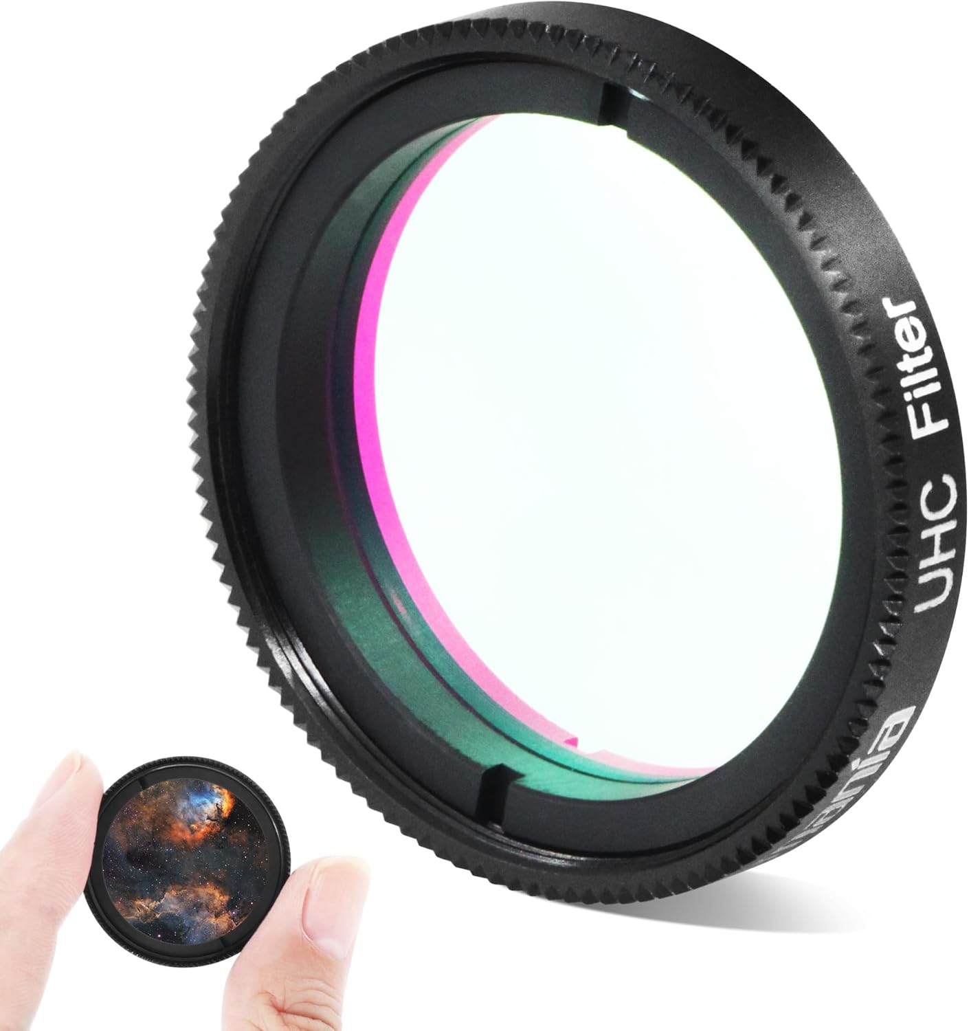 Astromania 2" UHC (Ultra High Contrast) Filter - Superb Views of The Orion, Lagoon, Swan and Other Extended Nebulae