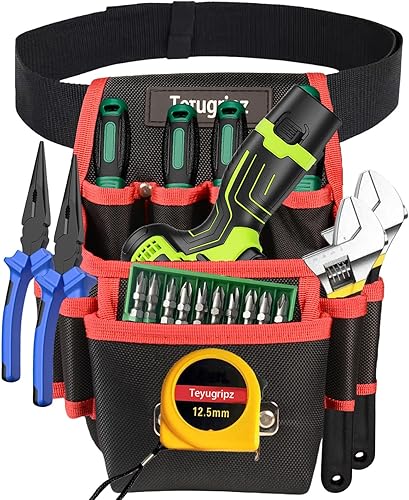 Bolsa de herramientas multifunción antiarañazos, resistente al desgaste, compacta, para reparación de automóviles, bricolaje en casa, con juego de