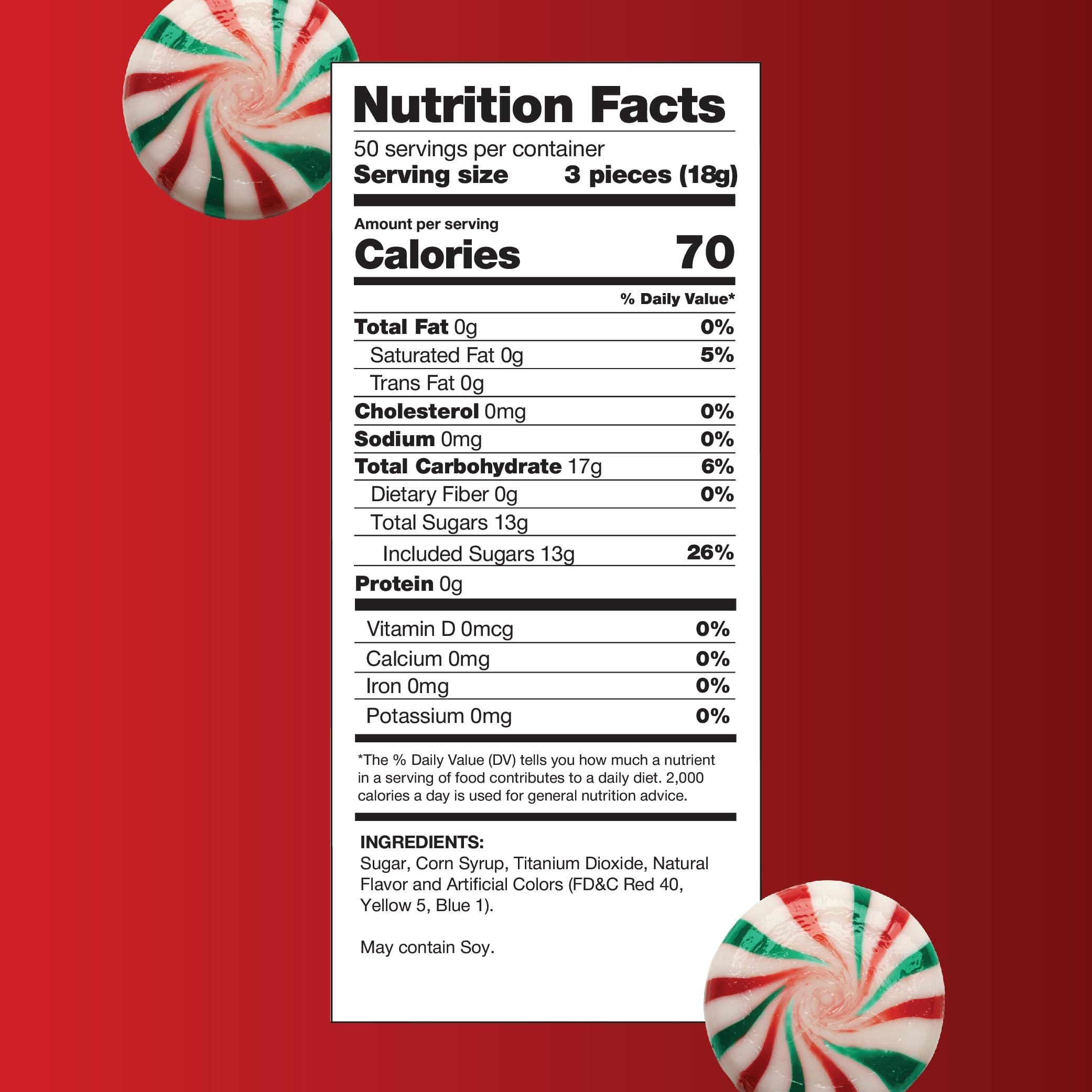 Starlight Mints - 2 Pound Pack (About 150 Count) - Peppermint Candy - Pinwheel Bulk Mints Individually Wrapped - Mint Candy for Office Bowls, Parties and Events