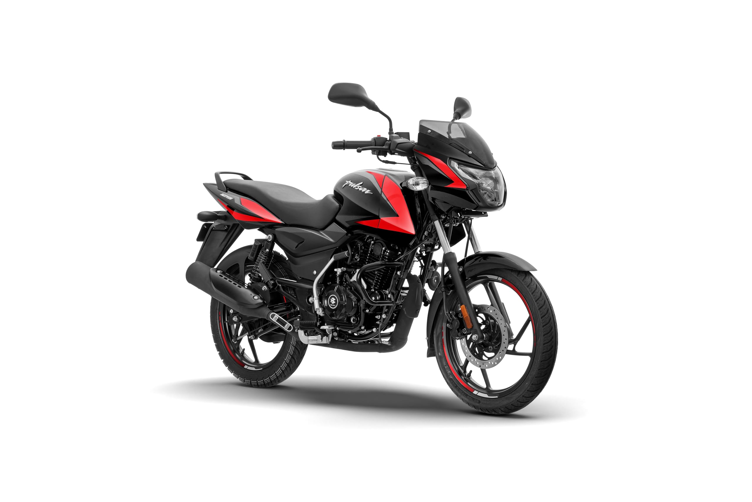 Bajaj Pulsar 125 Neon Disc Bike Ebony Black Racing Red Booking for Ex-Showroom Price
