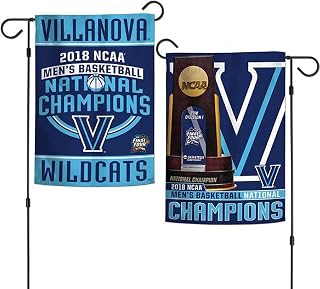 Official Villanova Wildcats 2018 NCAA Champions Garden Flag 2 Sided 12" x 18" Basketball
