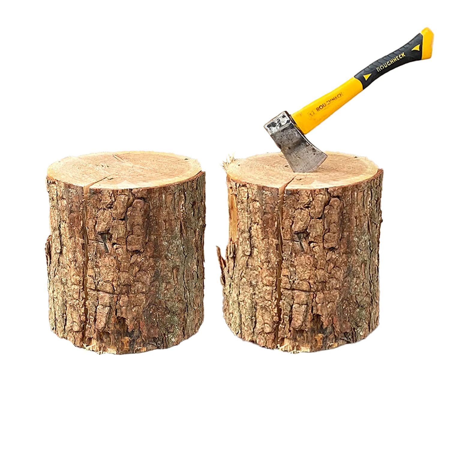 Large Heavy Duty Firewood Chopping Cutting Log Splitting Fire Wood Chop Making Kindling Block Logs Stump Base - Suitable for Garden Stool Making & Rustic Wedding Event Occasion Feature - 2