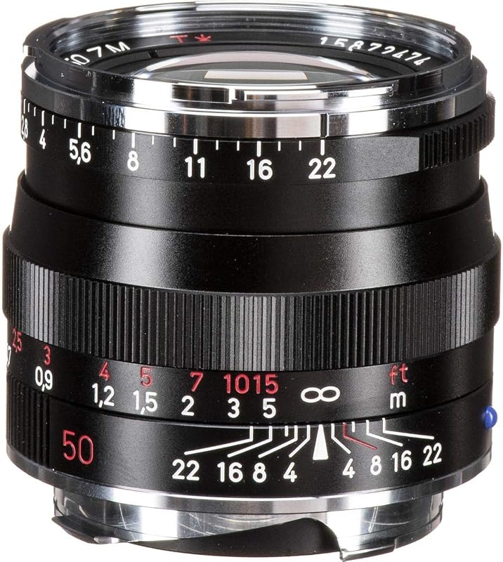 Ikon Planar T* ZM 2/50 Lens for Leica M-Mount Rangefinder, Black