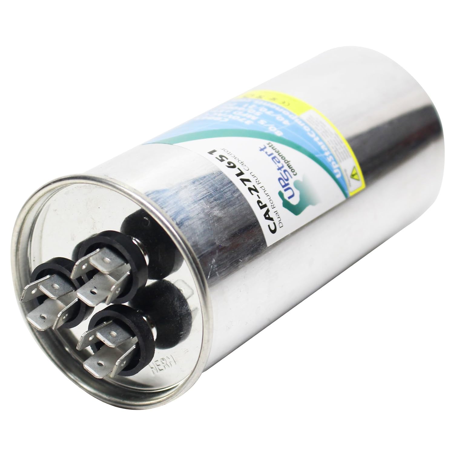 5-Pack Replacement 80/5 MFD 370 Volt Round Dual Run Capacitor - Compatible with Rheem Ramb 060jaz, Carrier 38brc060360, GE 27l651, Goodman Ckj60 1, Ruud Uamb 060jaz, Armstrong SCU12E60A1