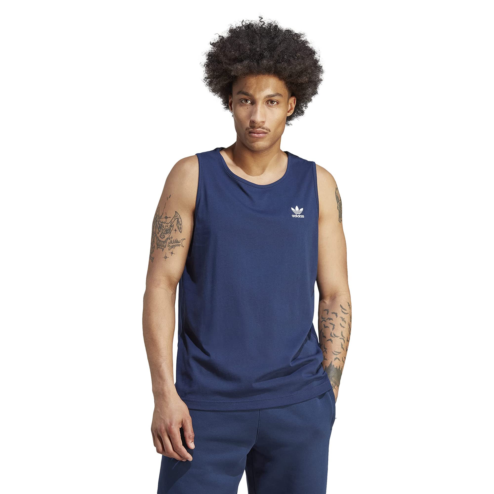 adidas Originals mens Trefoil Essentials Tank Top, Night Indigo, X-Small :  Amazon.ca: Clothing, Shoes \u0026 Accessories