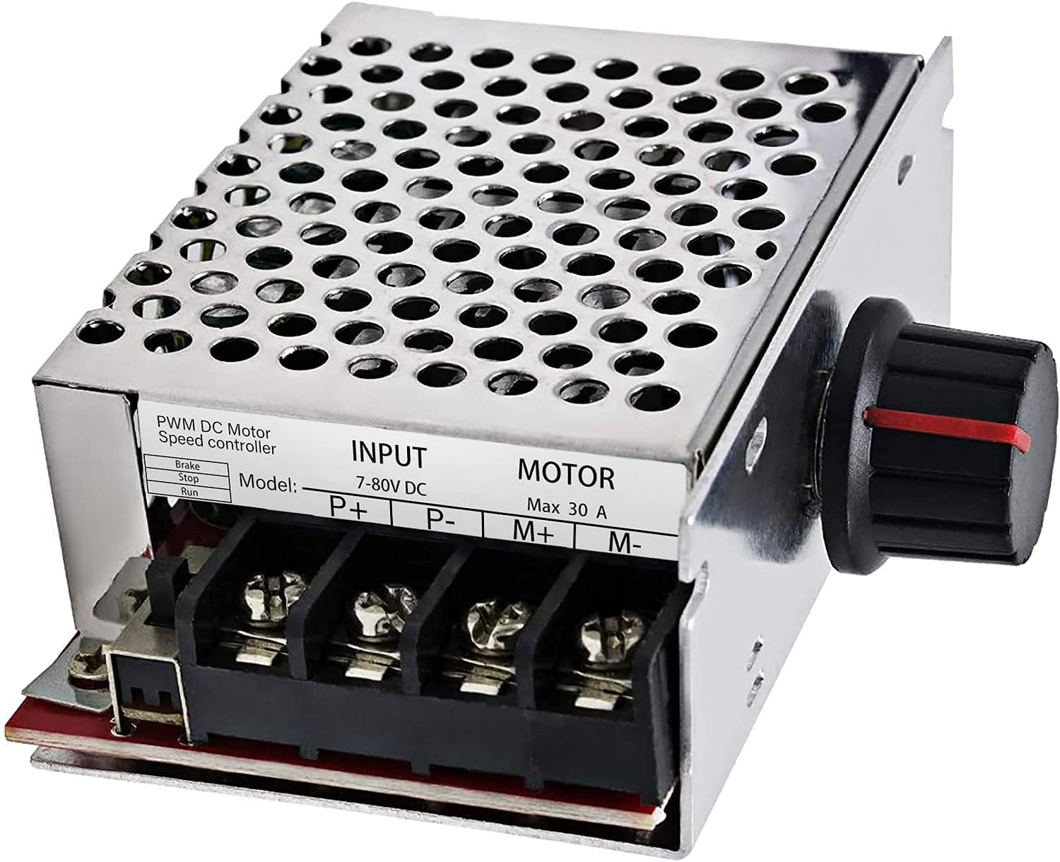 LEIMO KPARTS 7-80V PWM DC Motor Speed Controller Switch 30A,Motor Speed Control Regulator