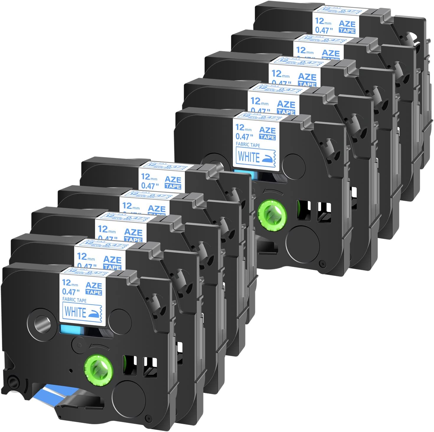 Compatibel for Brother Iron on Fabric Tape TzeFA3 Blue on