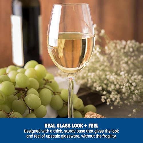 Miniatura 4 de Carlisle FoodService Products Alibi - Copas de vino para restaurantes, catering, cocinas, plástico, 8 onzas, transparente (paquete de 24)