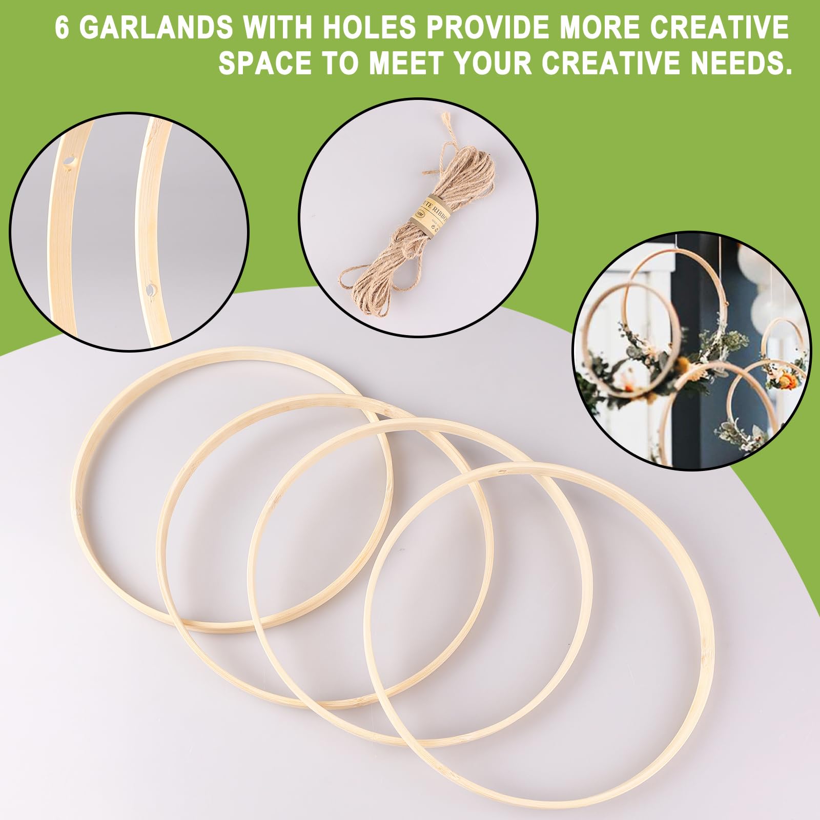Houten ringen macramé - België