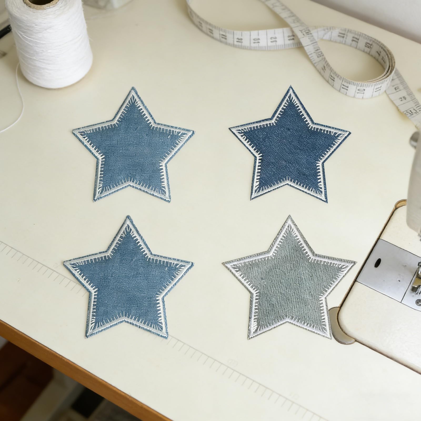 Toppe Termoadesive Per Stoffa E Jeans - Stella Multicolore, 7,6 Cm - Kit Da 2 Pezzi, Da Stirare O Cucire, Per Abiti, Giacche E Accessori - 4