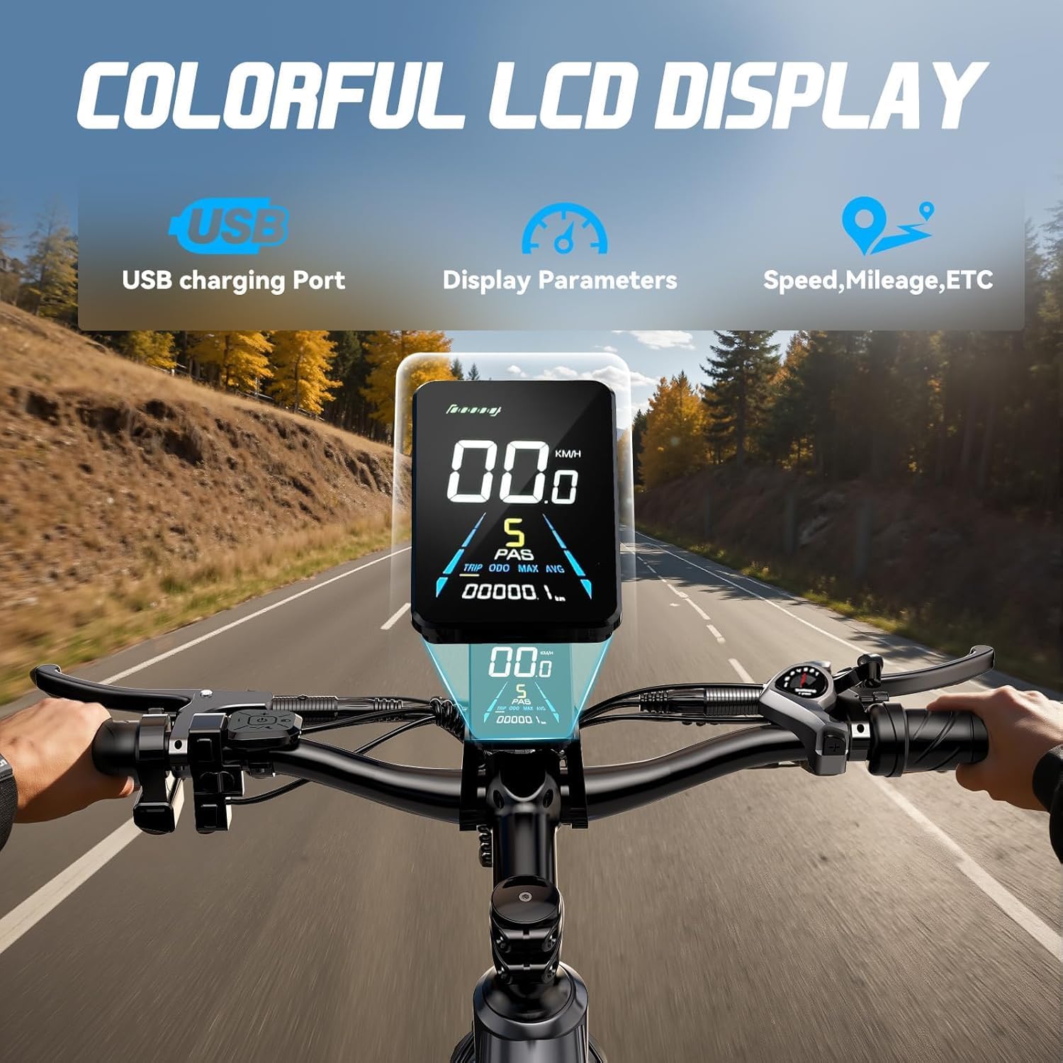 Dual Motor Ebike, 3000W Electric Bike for Adults, 52V 20Ah 26" Fat Tire Fast Ebike Max 38 Mph, up to 90 Miles, Off-Road Mountain E-Bike for Men Women, Step-Through Design