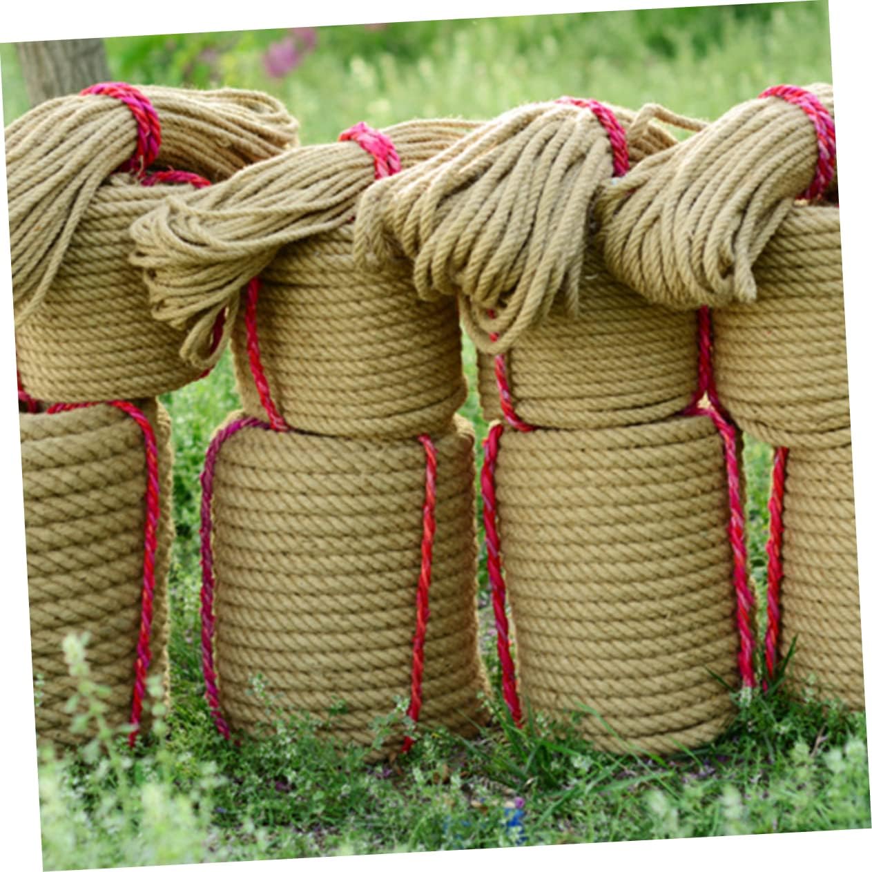 Thick Jute Rope String 30m Natural Twine for DIY Arts Christmas Twine Decorations