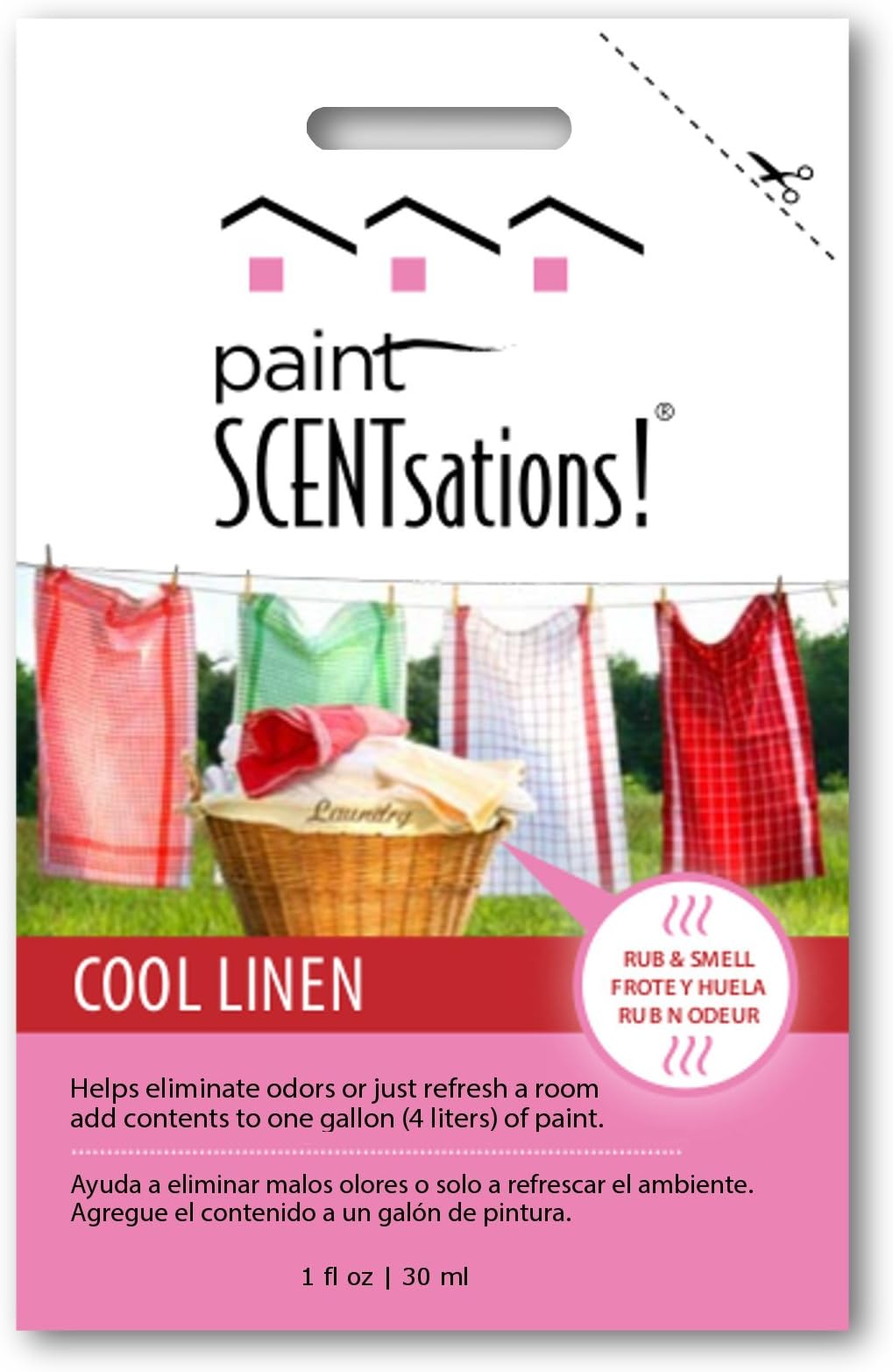 Paint Scentsations 107-01 Cool Linen with 1-Ounce Packet