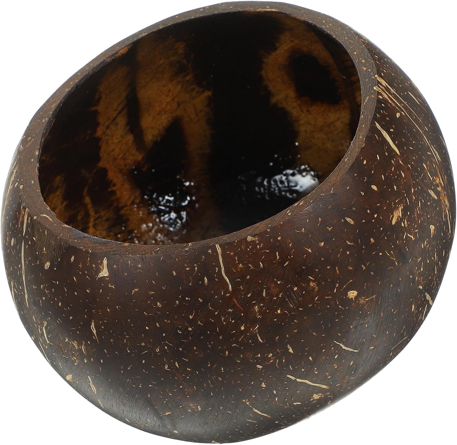 Empty Coconut Shell Candle Holder Bowl for DIY Crafts