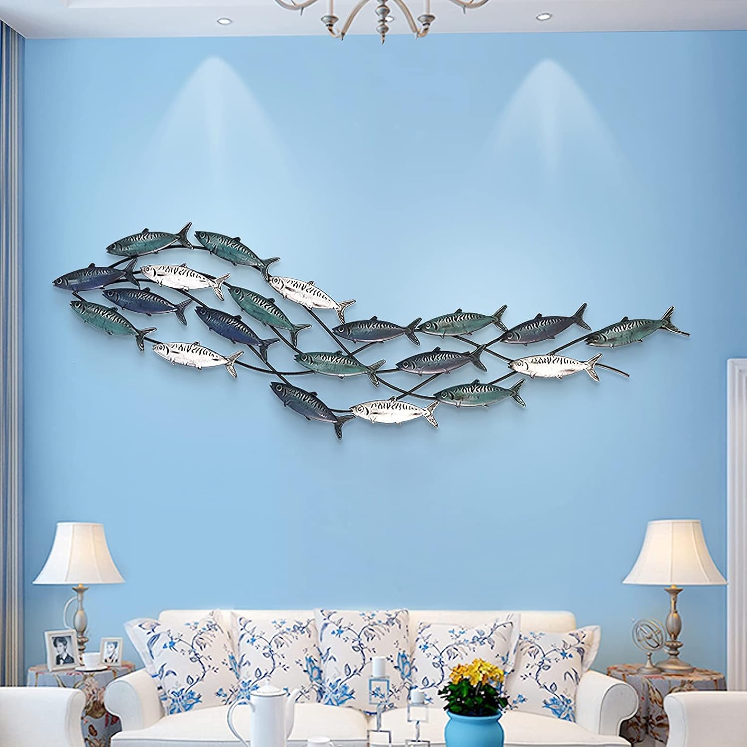 コメリ ワイヤーアート 立体 金魚 ウォールアート 壁掛けインテリア ウォールデコレーション 金魚 アニマル 魚 立体 3D かわいい おしゃれ 玄関 リビング オフィス インテリア雑貨 装飾 壁面装飾 Russel海外インテリアショップ - 通販 - Yahoo ショッピング 壁の装飾 豪華なメタルウォールアート 3D